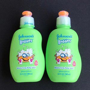 2 Johnson's Buddies Discontinued Kids Moisturizing Body Wash
